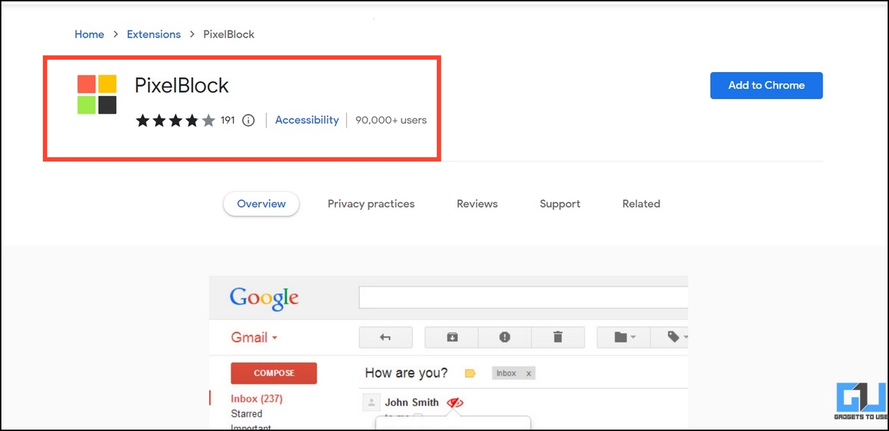 Block Email Trackers on Gmail