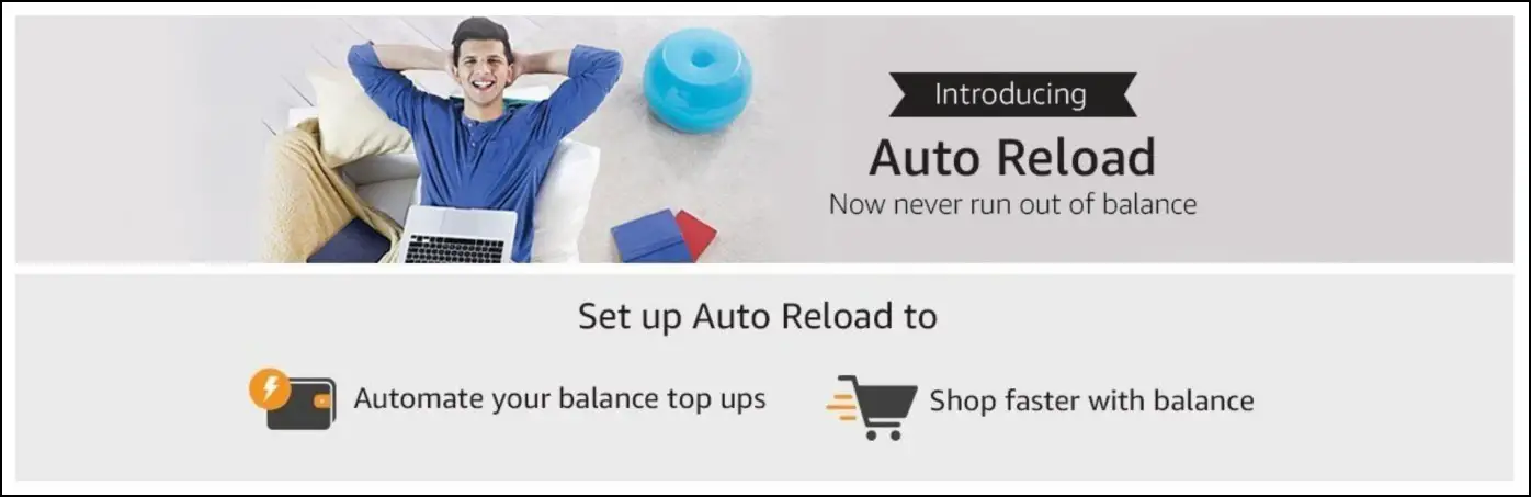 Amazon Pay Auto Reload India