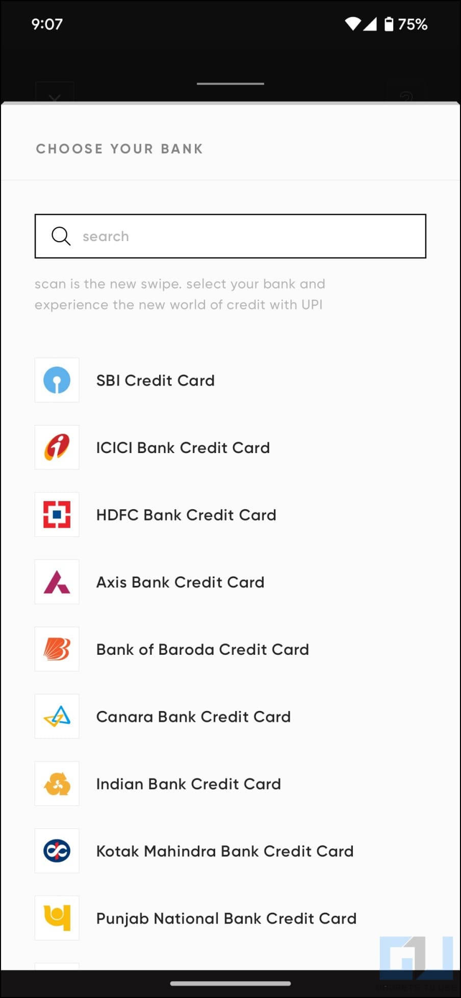 Add Rupay Credit Card to CRED UPI