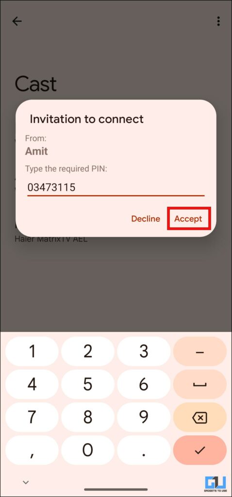 Mirror Android to Windows