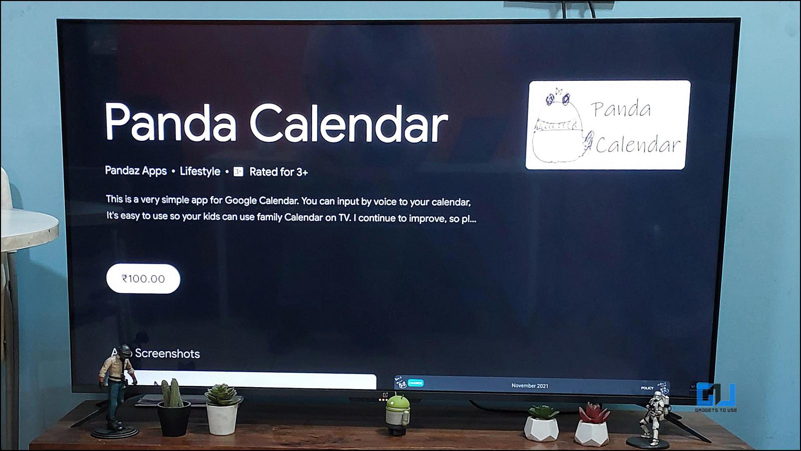 Get Google Calendar on Android TV with Panda Calendar