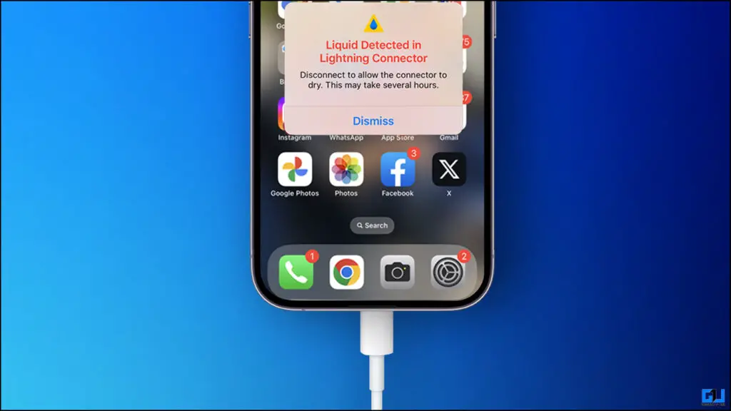 fix Liquid detected iPhone lightning port