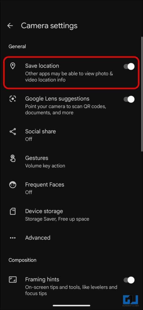 Add GPS location and time to Photos and Videos on Android