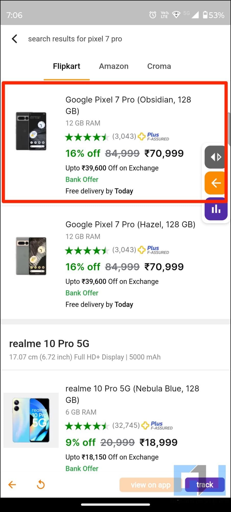 Check Historical Price of Product