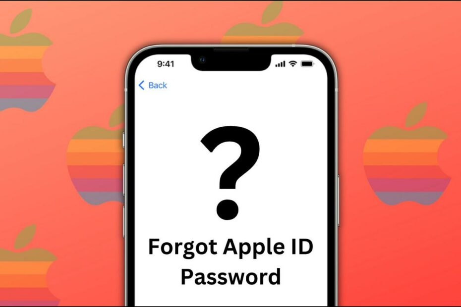 Reset Apple ID password
