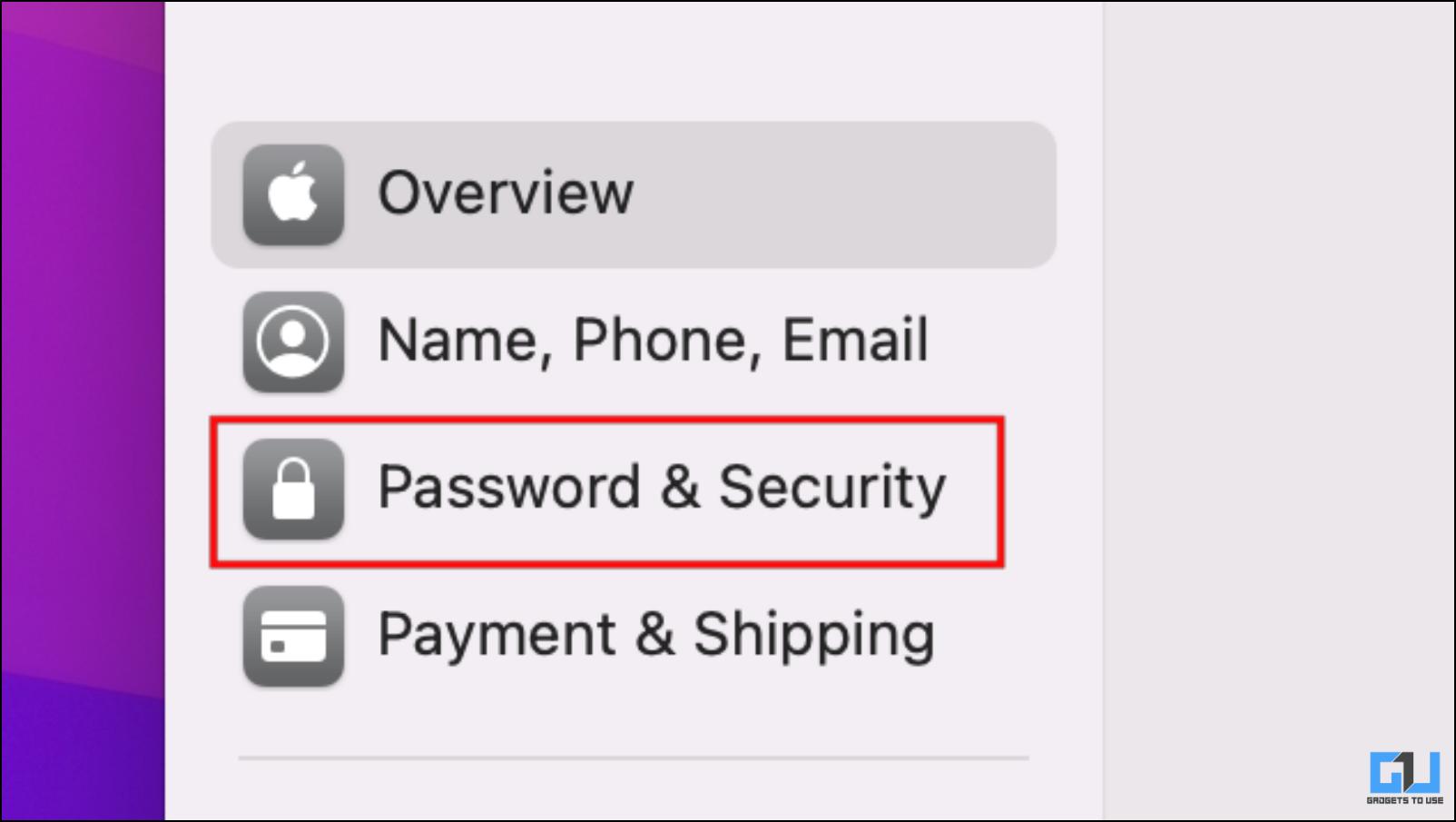 Change or Reset Apple ID password on Mac
