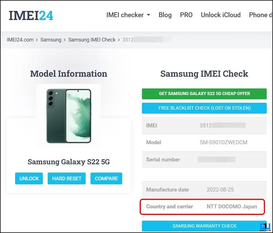 Identify a Fake Samsung Galaxy smartphone