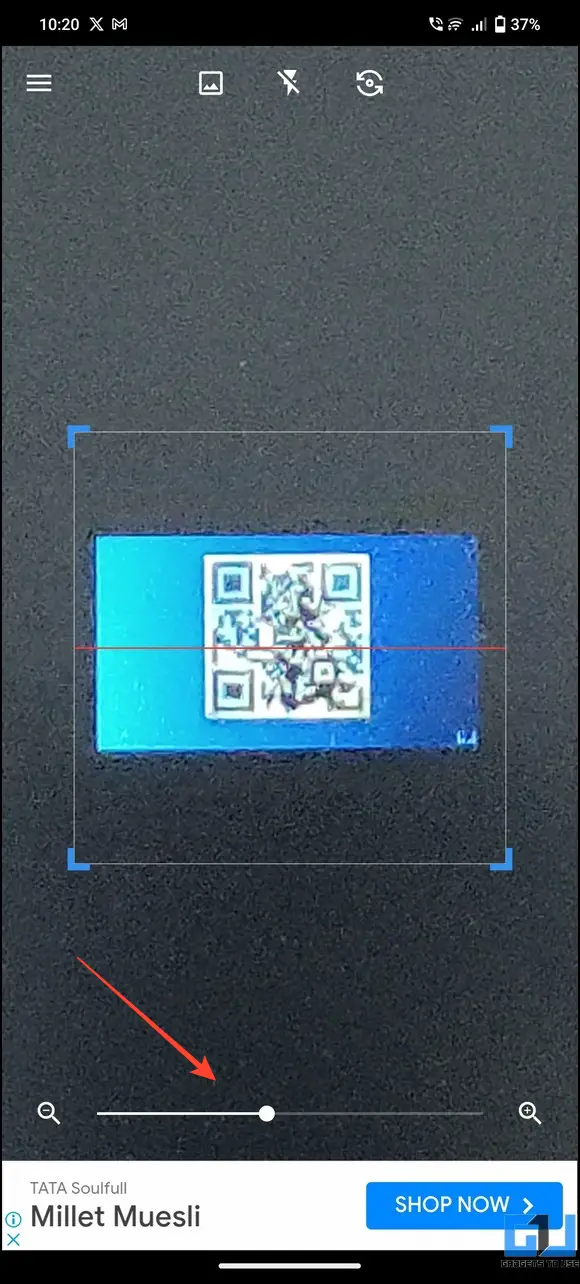 Zoom Scan Distant QR Codes