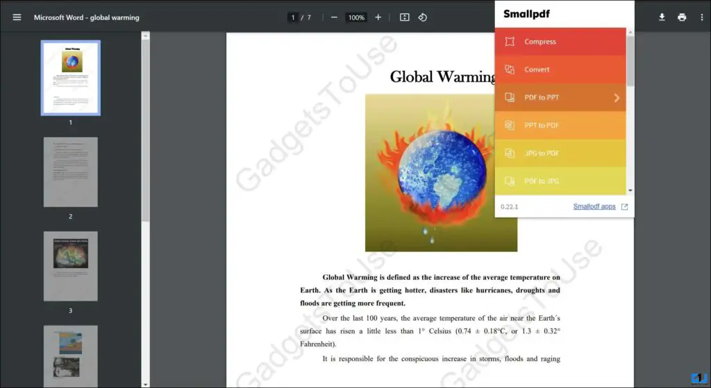 strumento online per leggere e modificare file PDF gratuitamente