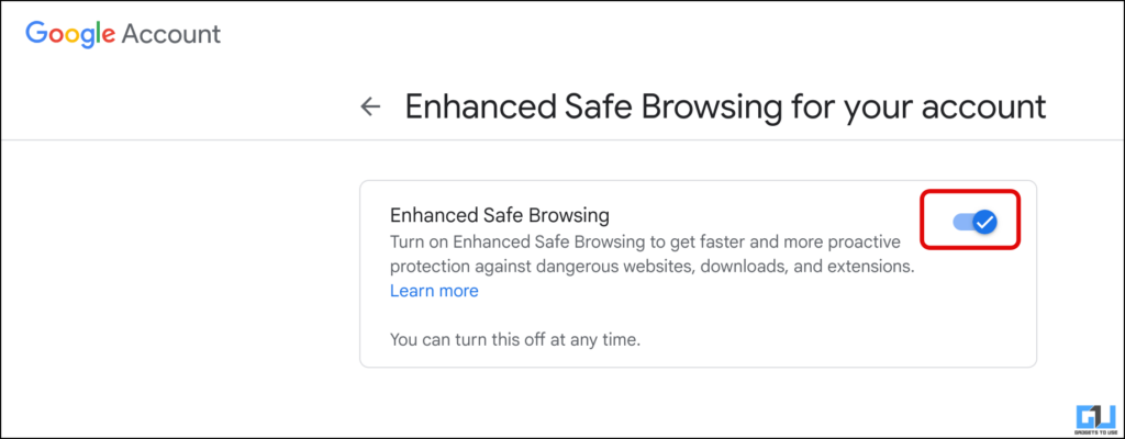 Enhanced Safe Browsing in Gmail and Google Account