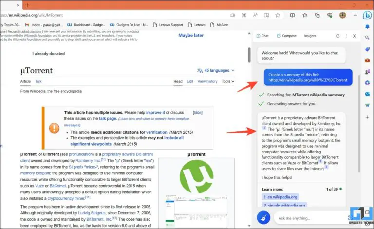 5 Ways to Create a Webpage Summary Using Free AI Tools - Gadgets To Use