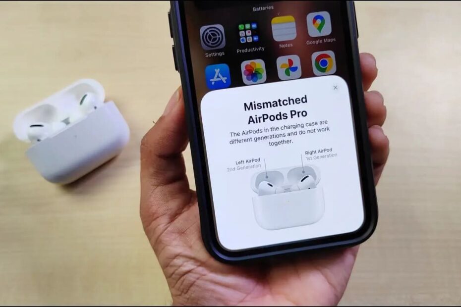 AirPods Mismatch Error on AirPods Pro
