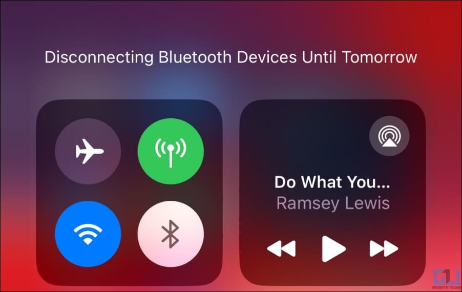 Bluetooth Connections Disconnected Until Tomorrow