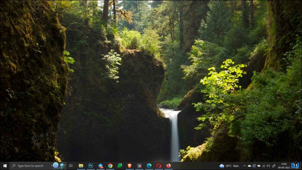 Set Desktop image background directly from Firefox browser