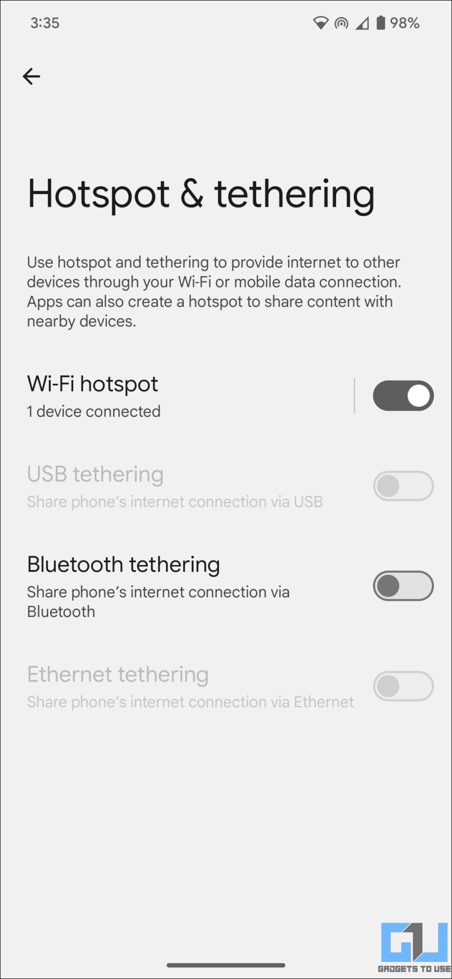 Allow Other Devices to Connect to Your Hotspot