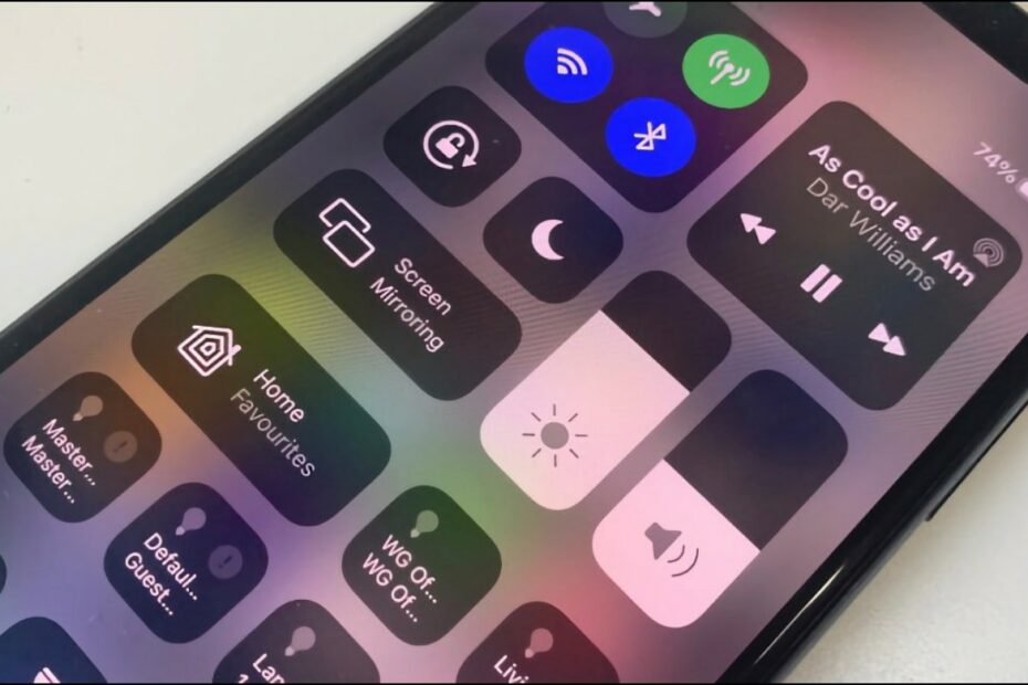 Bluetooth in iPhone Control Center