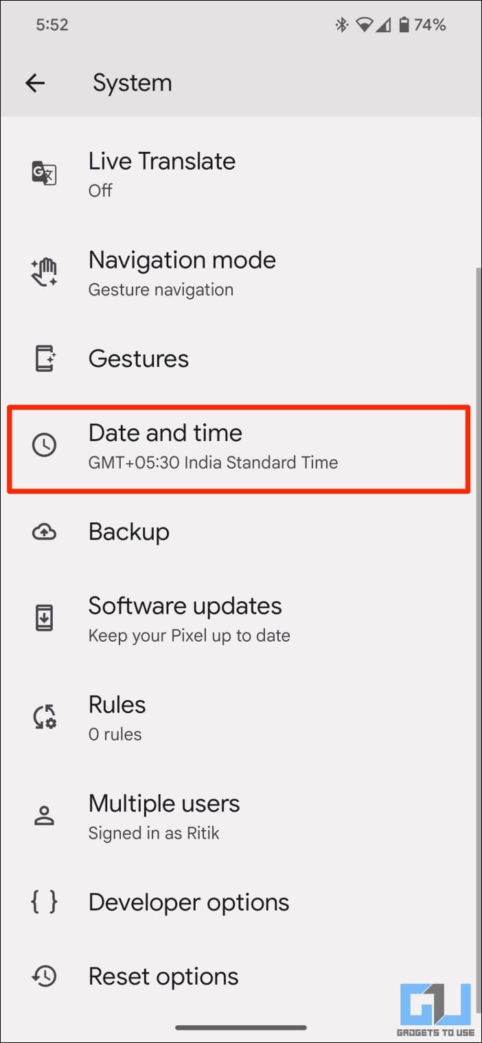 Select Date and Time