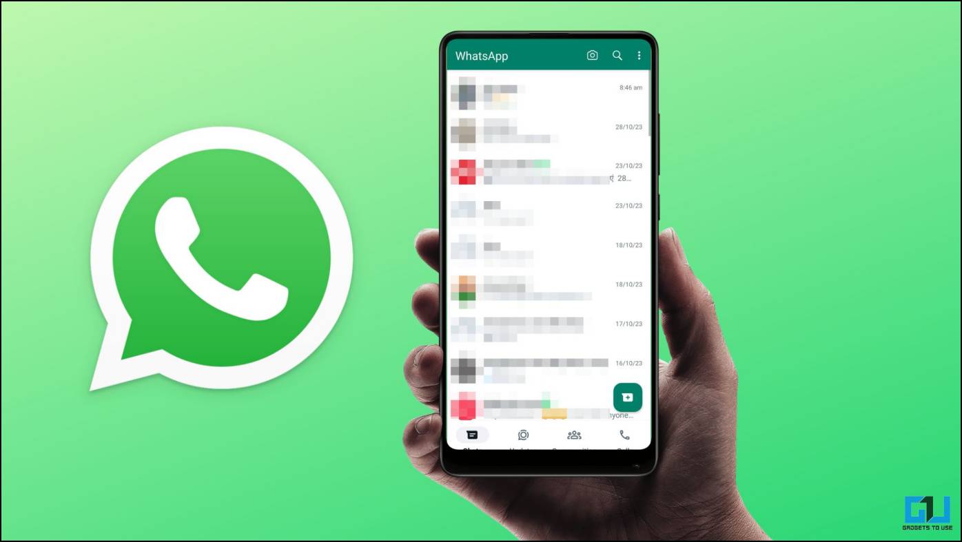 The New WhatsApp Messenger UI on Android Phone
