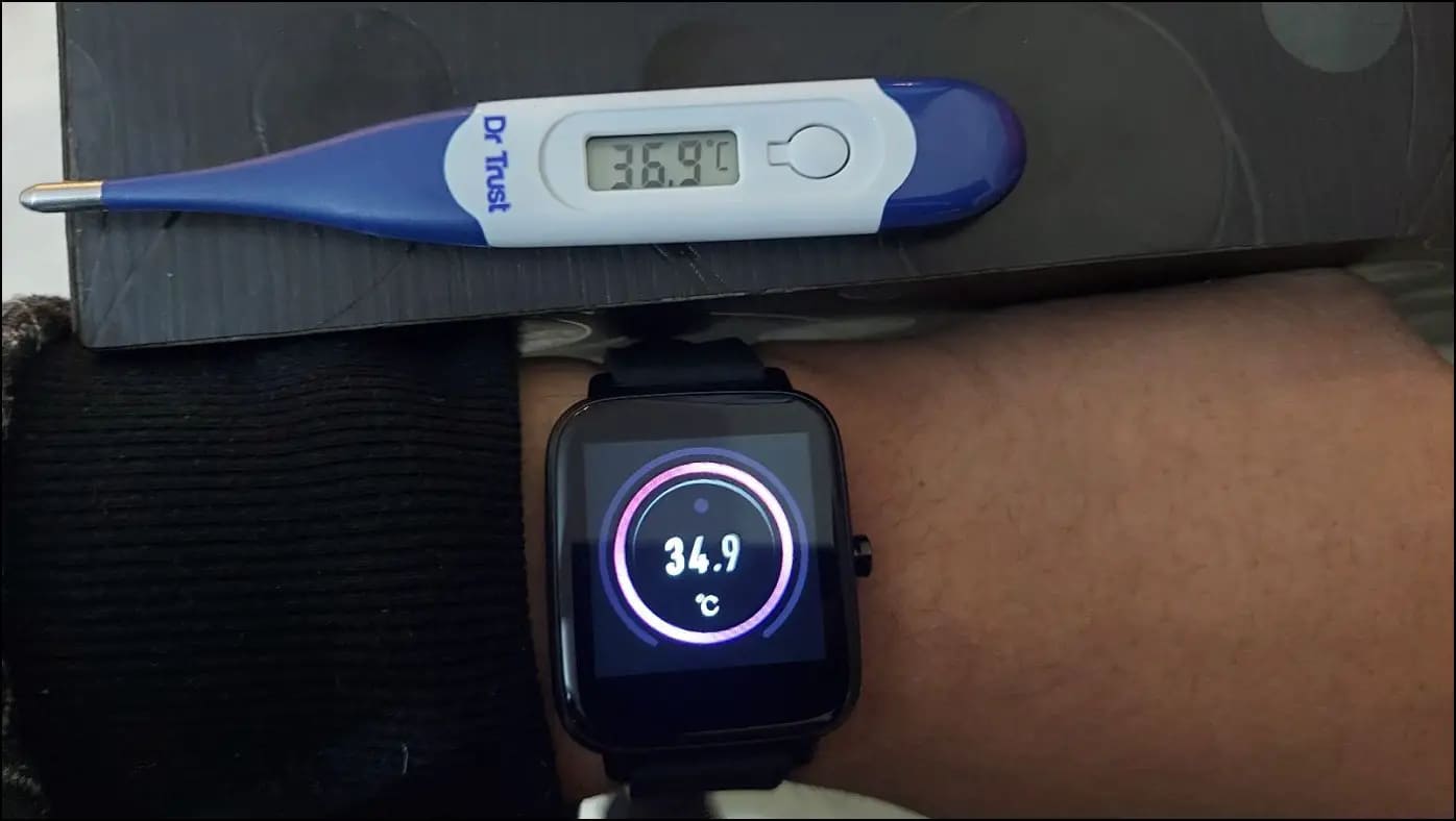 Measuring Temperature Using a Smartwatch