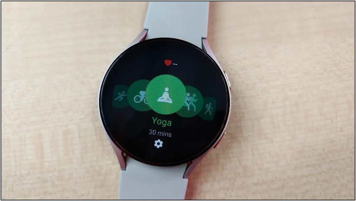 Yoga Mode on Samsung Galaxy Smartwatch
