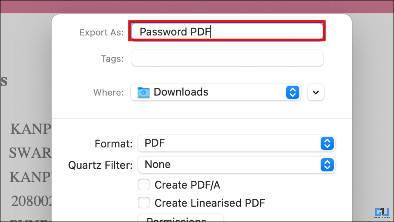 Rename the PDF File