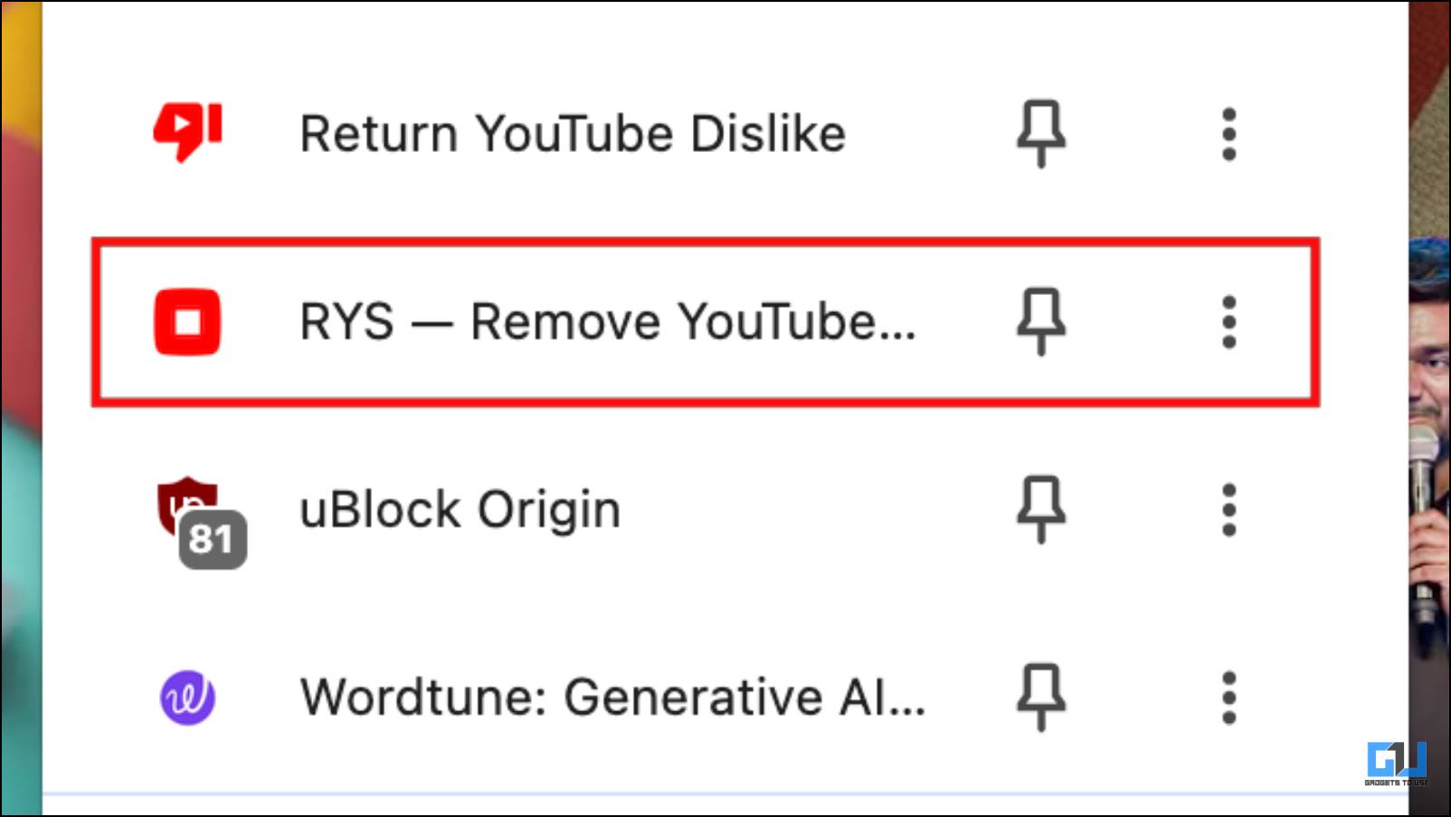 Open Remove YouTube Suggestions Extension