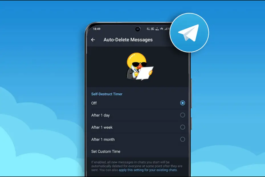 Auto-Delete Telegram messages