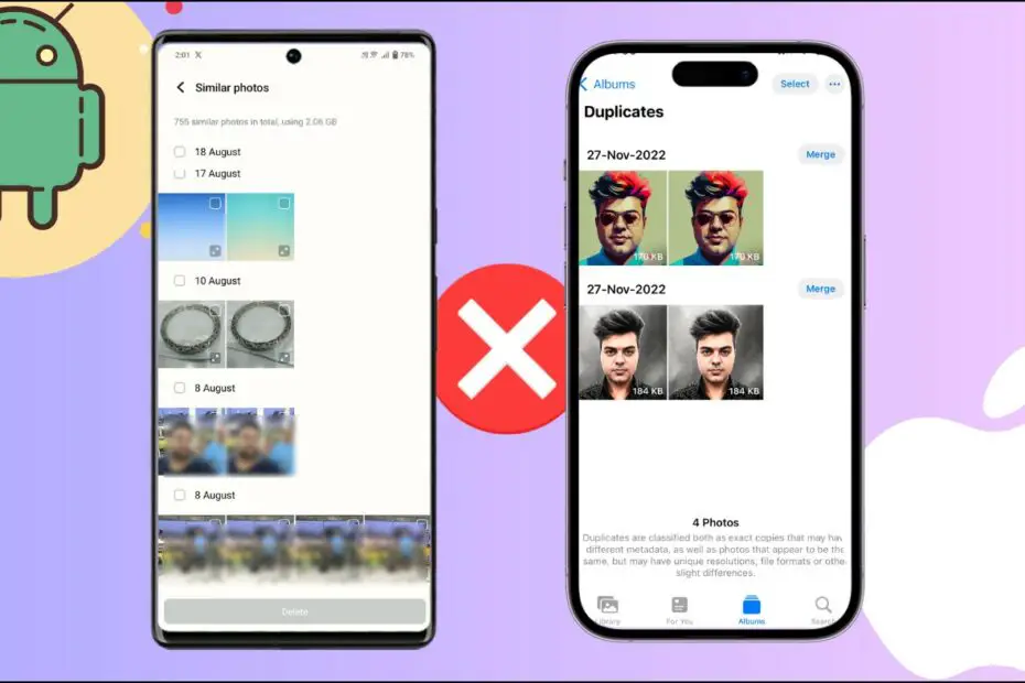 Delete Duplicate Photos on your smartphone