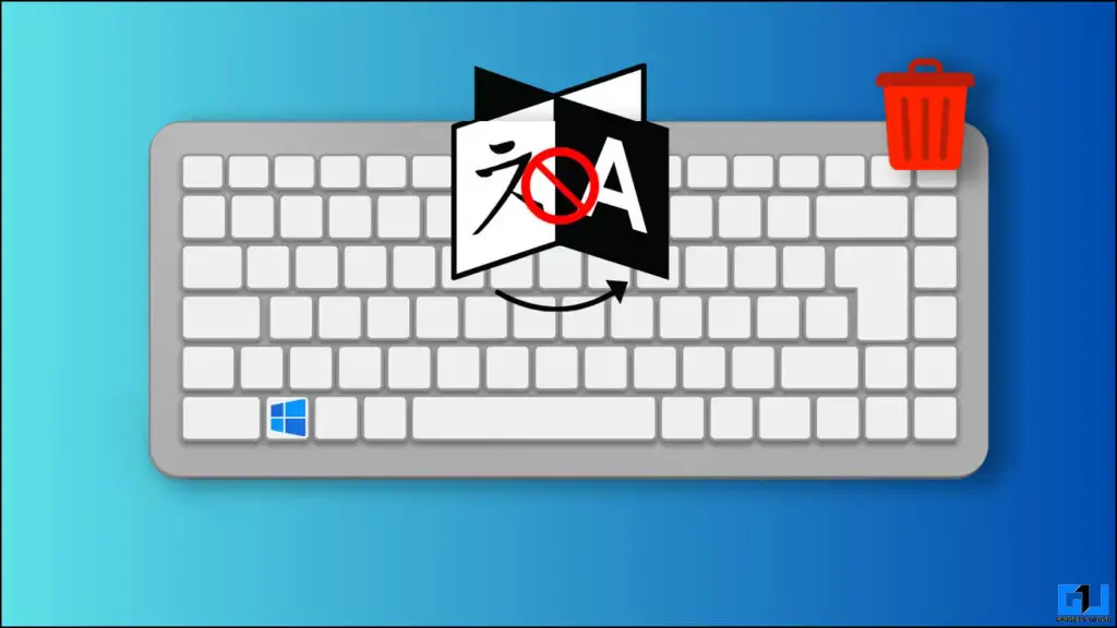 Remove Windows Keyboard Layout
