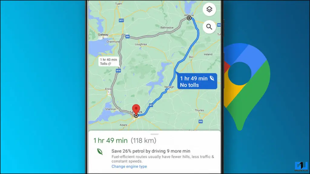 Google Maps Fuel-Efficient Routing