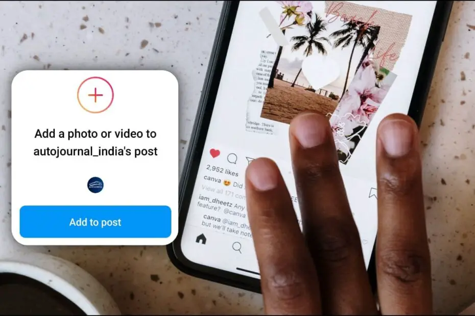 Instagram Add to Post Feature
