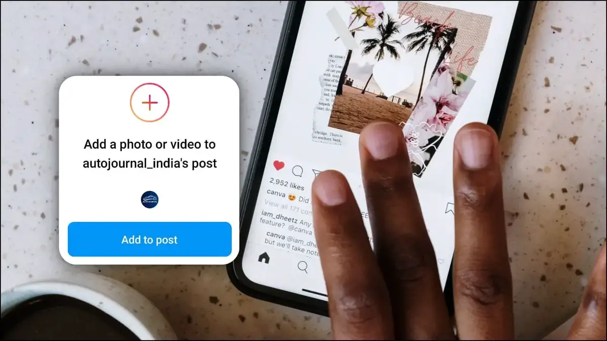 Instagram's New "Add to Post" Feature