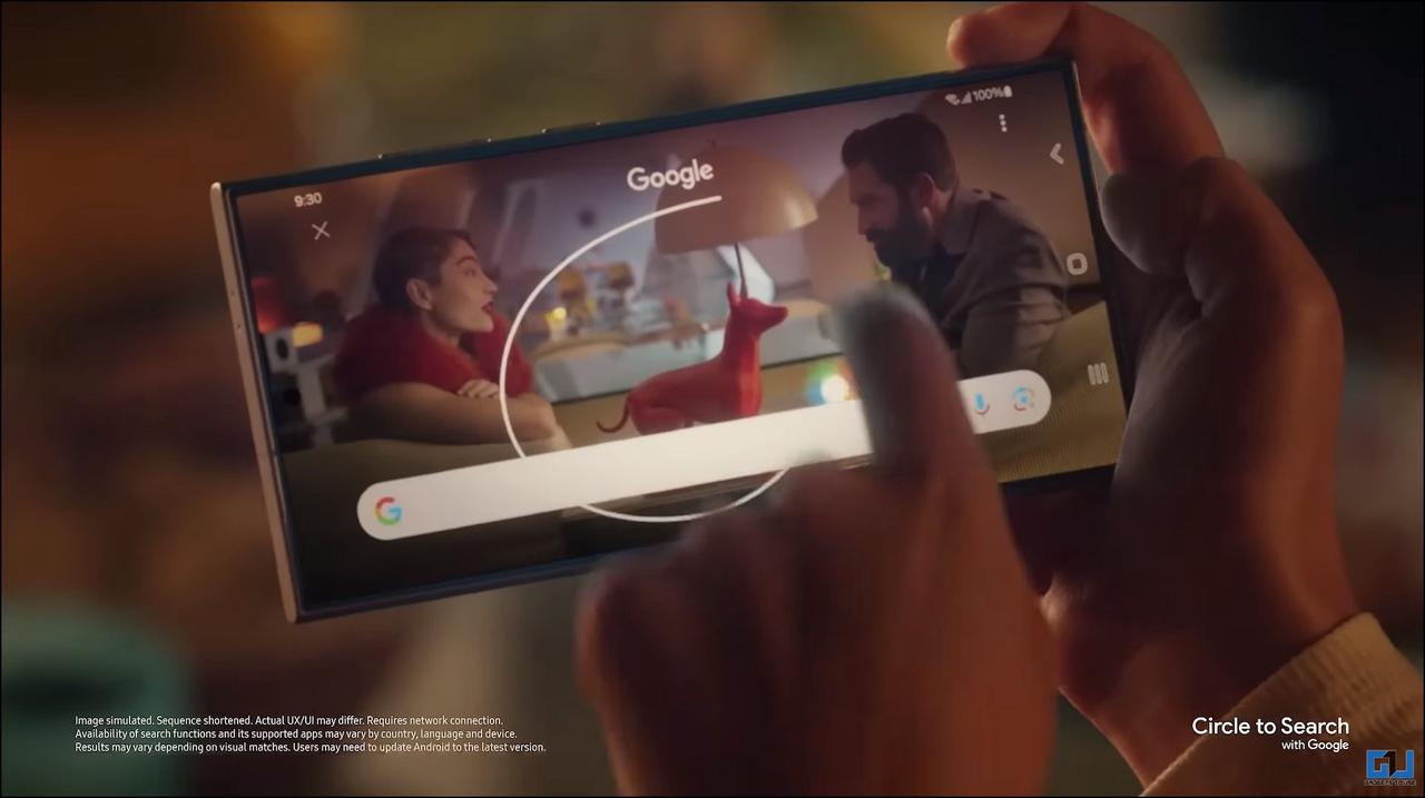 Circle to Search on Samsung Galaxy S24 Ultra