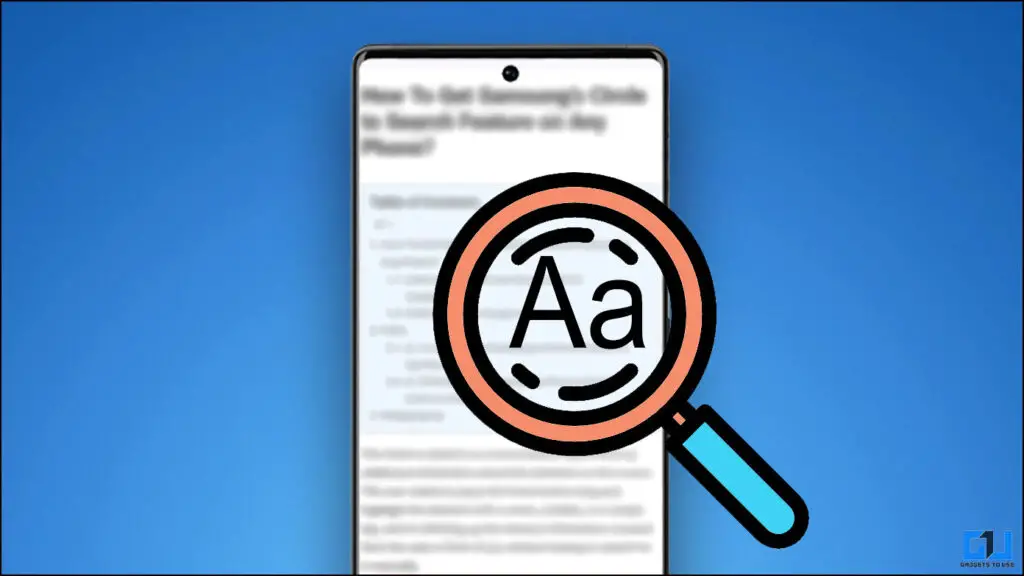 Identify Web page Font on Android and iOS