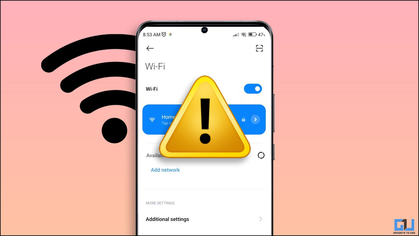 Fixing Wi-Fi Disabled error on Xiaomi, Redmi, or POCO phone