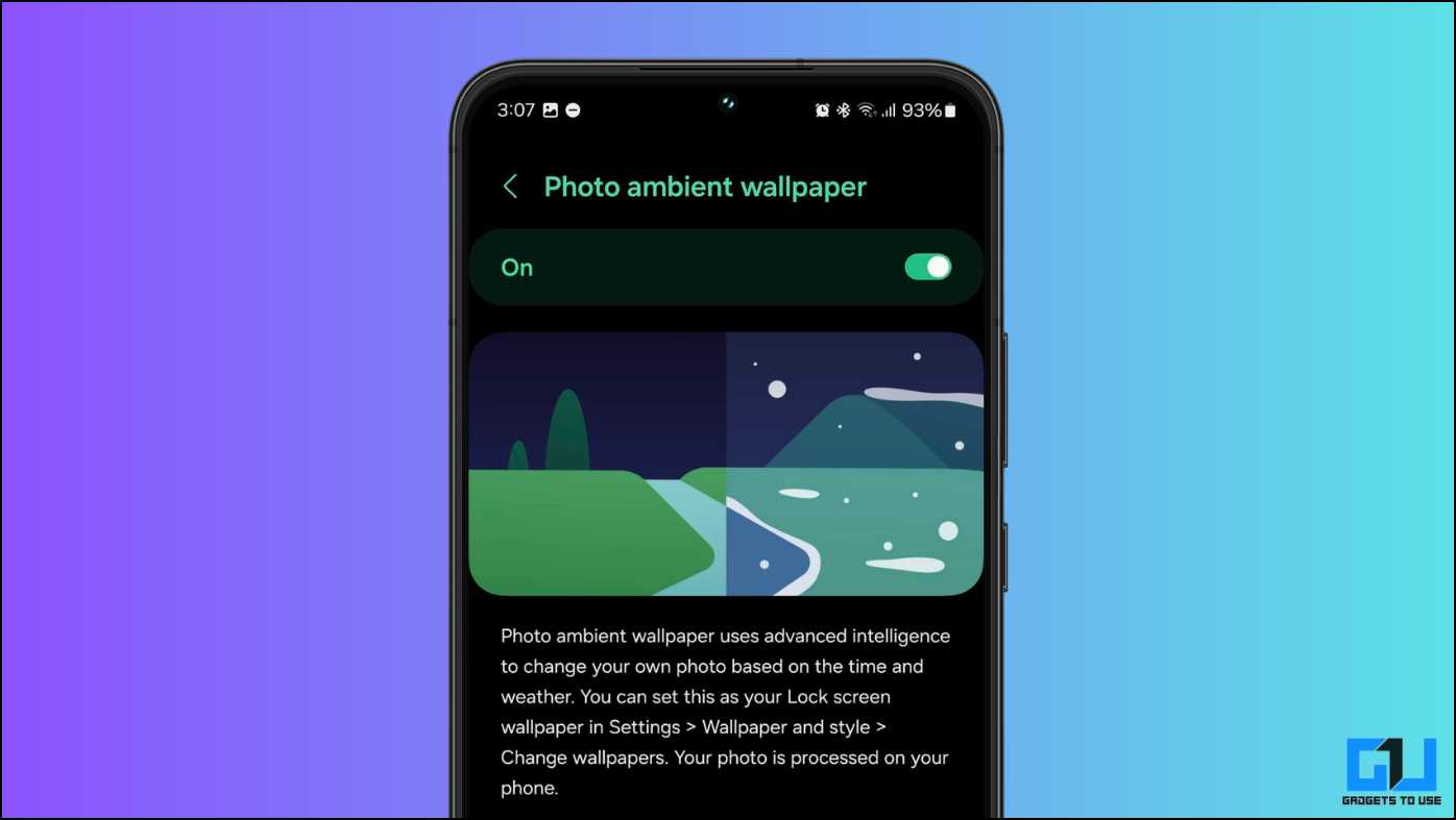 Photo Ambient Wallpaper on Non-Samsung Phone