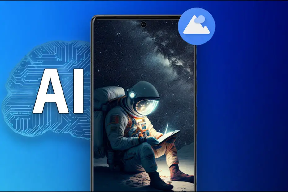 Create and use AI wallpaper on Android