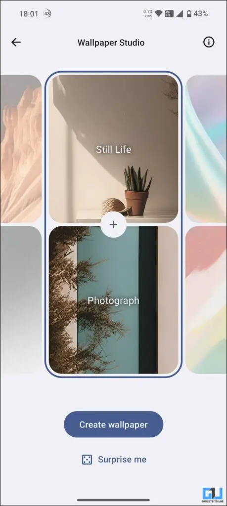 Change texture and style of AI Wallpaper on Nothing phone