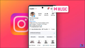 Instagram Profile Song