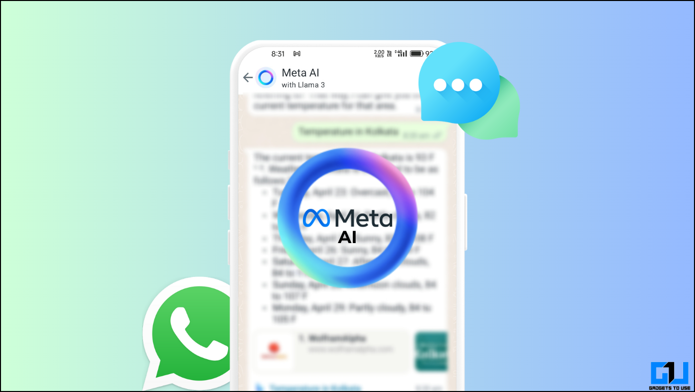 Meta AI in WhatsApp