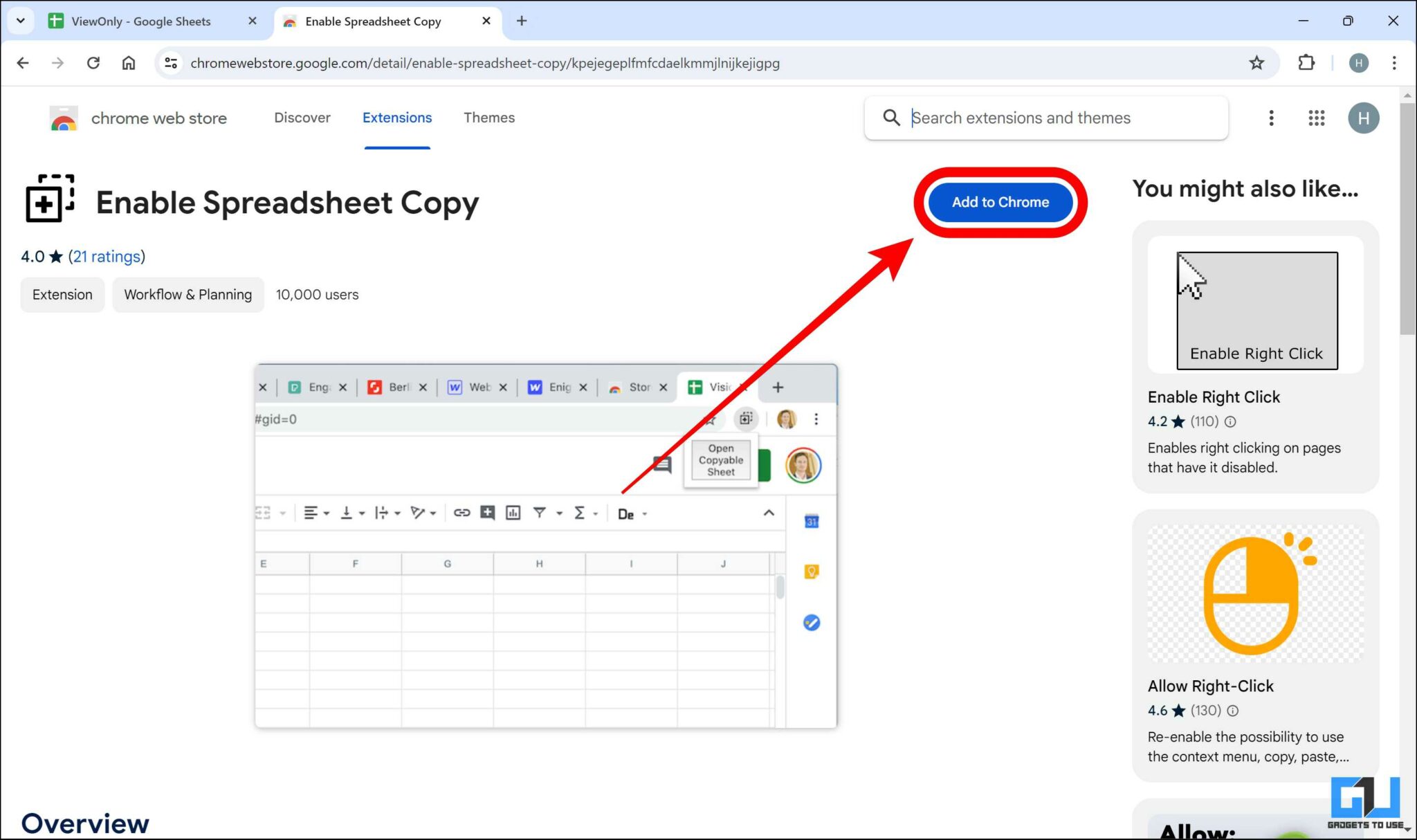 3 Ways to Copy Data From a View Only Google Sheets File - Gadgets To Use