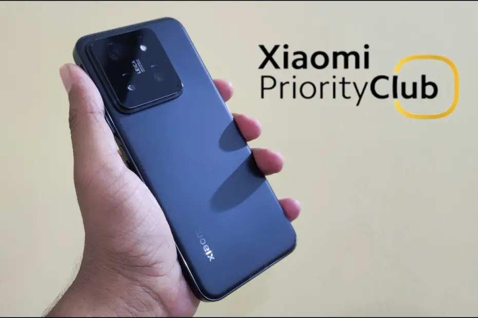 Xiaomi Priority Club Membership
