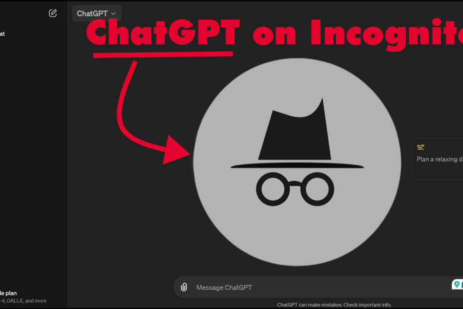 How to use ChatGPT on incognito mode