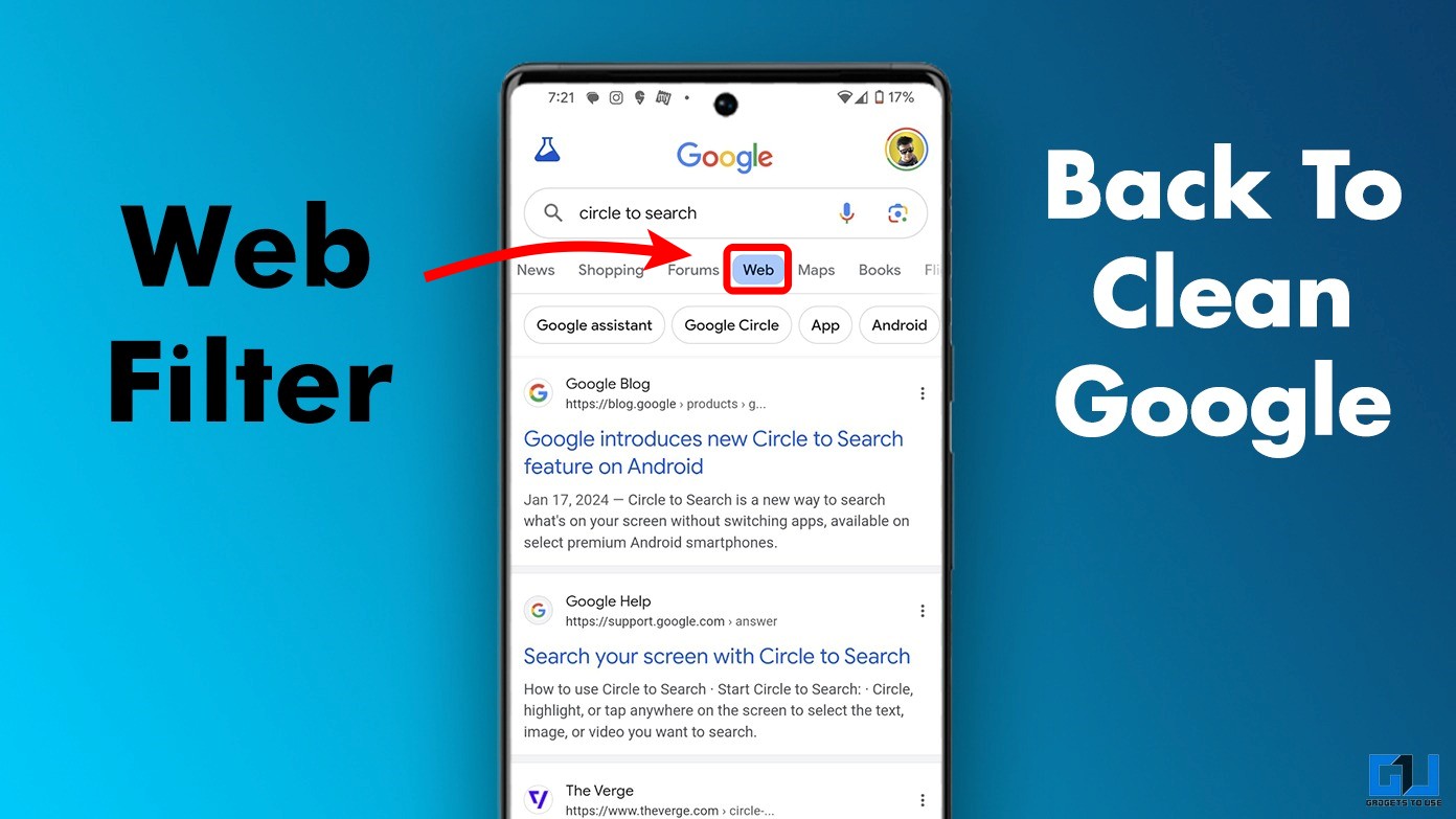How to enable Web Filter Feature on Google Search.