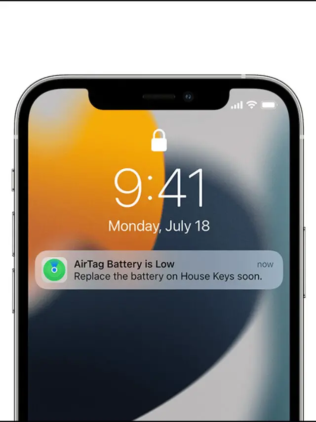 iPhone AirTag Low Battery Alert