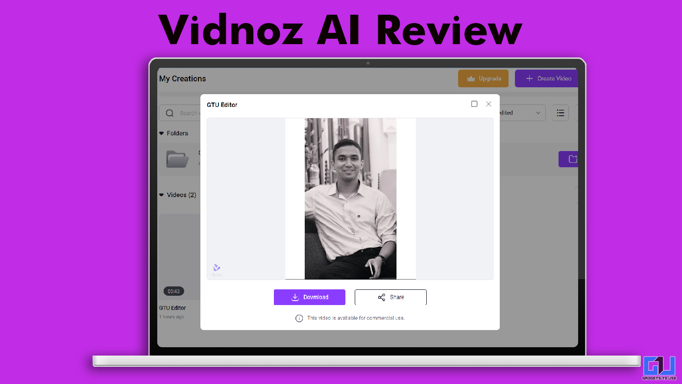 Revisión de Vidnoz AI: ¿Generador de texto a video con IA gratuito en un minuto?