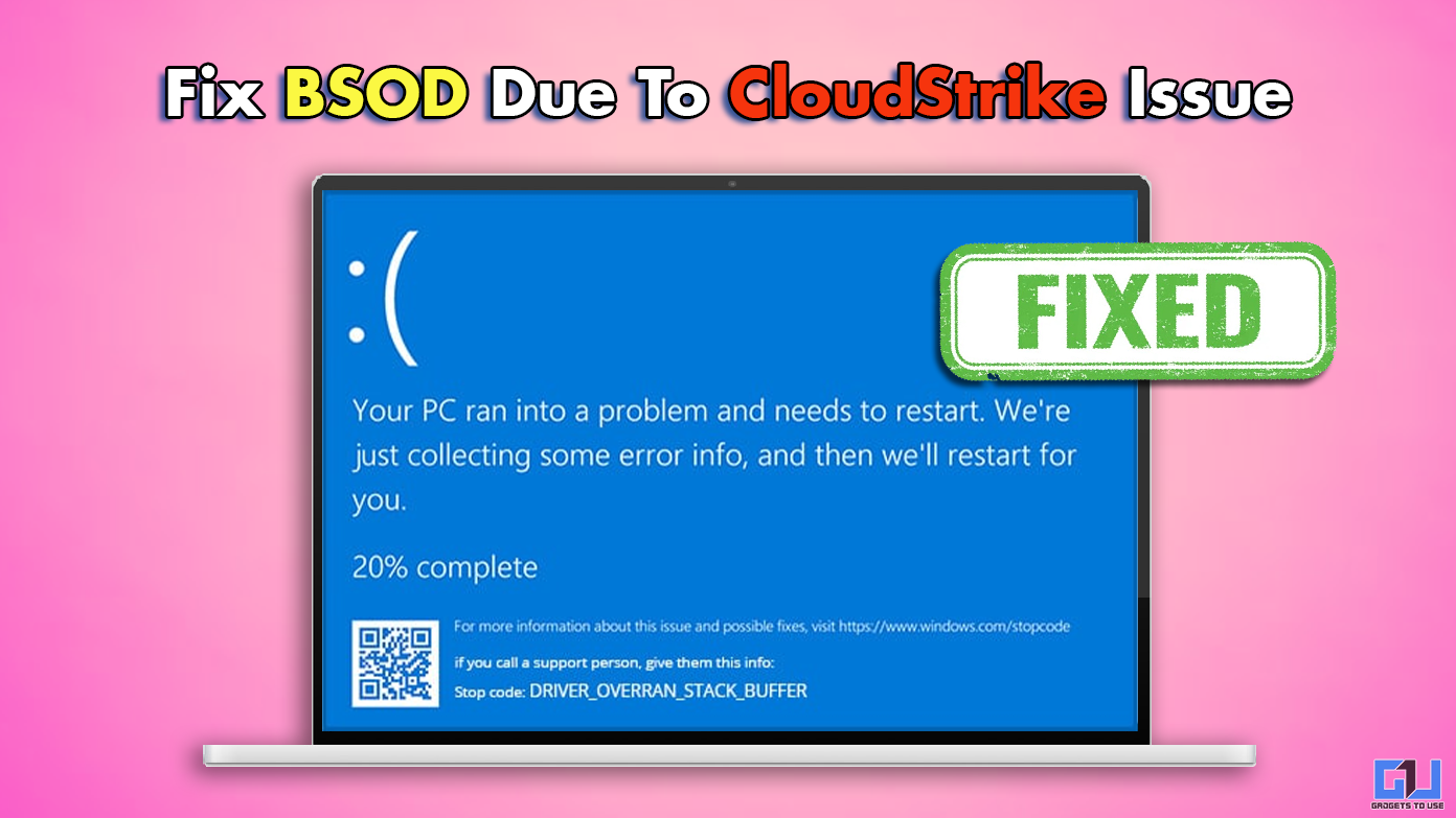 Cómo solucionar el BSOD debido a un problema con CloudStrike
