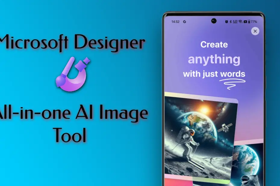 How to use Microsoft Designer App All AI Features