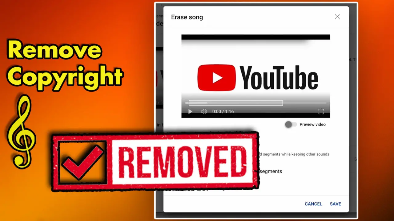Cómo eliminar música con derechos de autor en un vídeo de YouTube sin afectar al resto del audio
