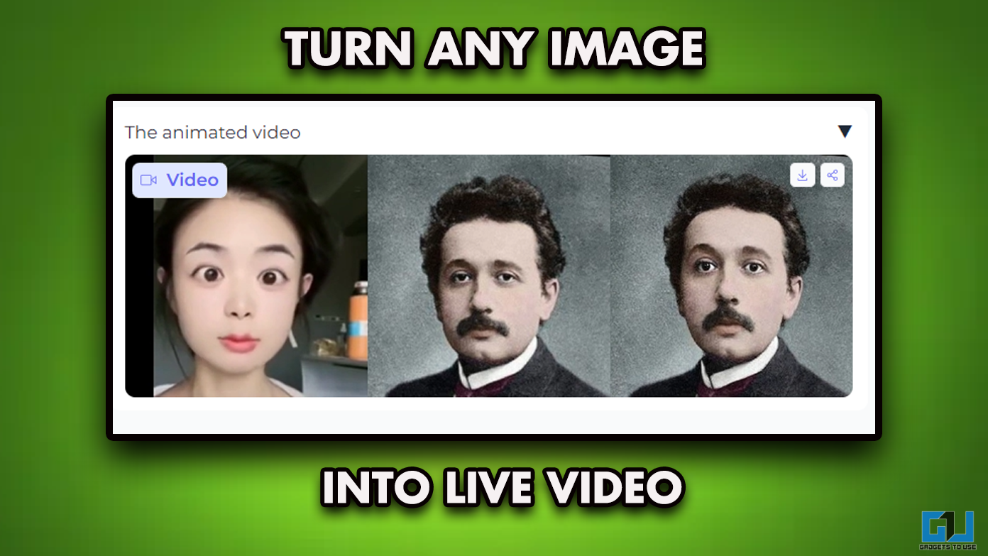 Convert Face Portrait Photos to Videos Using AI For Free
